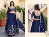 Navy Blue Zeel Vol 36 Rangoli Silk With Sequence Work Lehenga Choli 5135